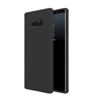 Samsung Galaxy Note 8 İnce Mat Silikon Kılıf Siyah