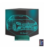 Luvivia Mercedes Araba S63 Kişiye Özel 3D Lamba - Masa Gece Lambası