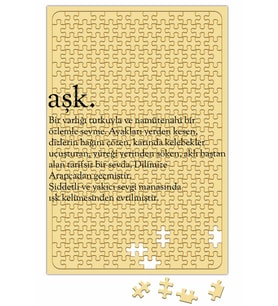 Aşk Kelime Puzzle 240 Parça Yapboz