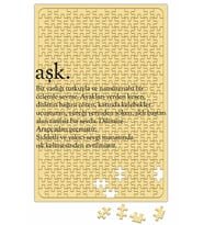 Aşk Kelime Puzzle 240 Parça Yapboz
