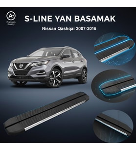 Nissan Qashqai S-Line Premium Krom Yan Basamak 2007-2016