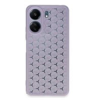 Xiaomi Redmi 13c Kılıf Petek Silikon Kapak - Lila