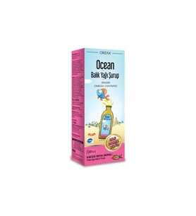 OCEAN Fish Oil Tutti Frutti Karışık Meyve Aromalı Şurup (150 Ml) 8697595870754