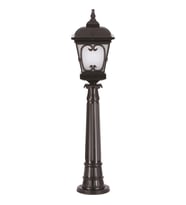 AVONNI BSU-68044-BSY-M1-OP Siyah Boyalı Dış Mekan Aydınlatma E27 Aluminyum Cam 23cm