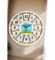 Veteriner Hekim Duvar Saati 40cm 004 (Beyaz)