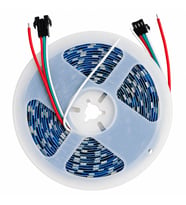 24V Piksel RGB Şerit LED 5 Metre Running RGB Hareketli Efektli IP20