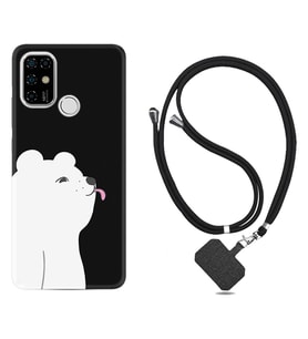 Casper E30 F20 X20 Kılıf Boyun Askılı Silikon Panda Sevimli 1738