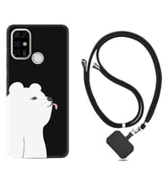 Casper E30 F20 X20 Kılıf Boyun Askılı Silikon Panda Sevimli 1738