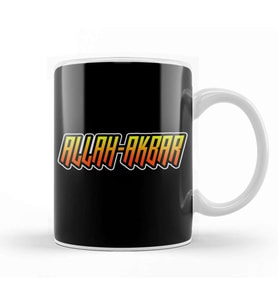 Allah Akbar islam Kupa Bardak Porselen