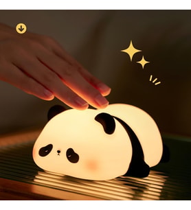 Panda Tasarımlı Renk Değiştirebilen Dokunmatik Gece Lambası