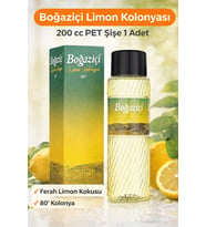 Boğaziçi Limon Kolonyası 200 cc 80° Ferahlatıcı Limon Kokulu Kolonya Pet Şişe 1 Adet