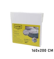 ÇİFT KİŞİLİK YATAK KORUYUCU SIVI GEÇİRMEZ ALEZ 160X200CM HAVA ALIR ANTİBAKTERİYEL ANTİALERJİK (5680)