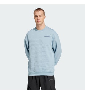adidas JE3919 XPL CREW NECK Erkek Sweatshirt (Turkuaz)