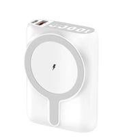 Mey İthalat® J31 10.000 mAh 20W PD Magsafe Powerbank - Beyaz