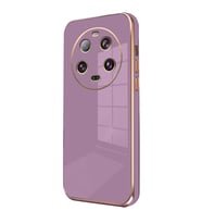 Xiaomi Mi 14 Ultra Kılıf Volet Silikon - Mor