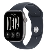 Apple Watch Series 12 Gps, 42 mm Siyah Alüminyum Kasa ve Siyah Spor Kordon - S/m
