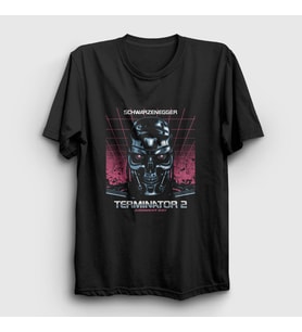 Presmono Unisex Siyah T 800 Film The Terminator T-Shirt 254773tt