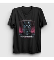 Presmono Unisex Siyah T 800 Film The Terminator T-Shirt 254773tt