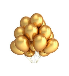 Metalik Gold Balon 10'lu