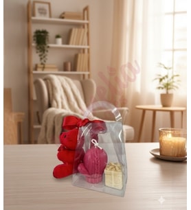 Mumelia Candles Pofuduk Şans - Doğal Soya Çantalı Mum Seti