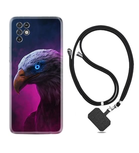 INFINIX Note 11 Pro Note 10 Hot 9 Play Kılıf Boyun Askılı Silikon Kartal 1622