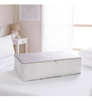 Ocean Home Textile Mega Boy Gri Çizgili Stuff & Things Baza Altı Hurç 74 x 46 x 22 cm