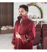 Nikah Memuru Cübbesi Bordo
