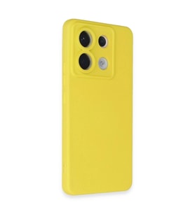 Note 13 Pro 5g Kılıf Nano İçi Kadife  - Sarı