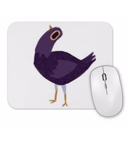 Trash Dove  Purple  Smiley Syd Weiler Mouse Pad