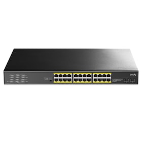CUDY GS1028PS2 24 Port Gigabit 2-SFP 300w Full PoE Yönetilemez Switch