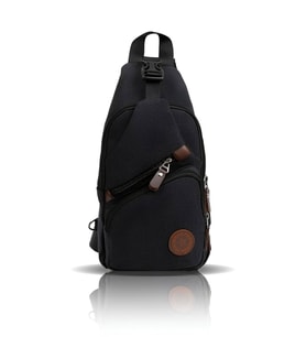 Unisex Suya Dayanıklı Kanvas Usb Kulaklık Çıkışlı Çapraz Askılı Bel Omuz Çanta Göğüs Günlük Bodybag