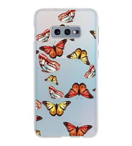 PrintiFy Samsung Galaxy S10e ile Uyumlu 1mm Slim Fit Water Color 2 Baskılı Şeffaf  Kılıf