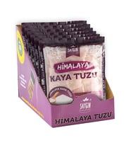 Saygın Tuz Rafine Edilmemiş Doğal Himalaya Kristal Kaya Tuzu - Sofra Tuzu / İnce Taneli / Paketli 500 gr X 6 adet