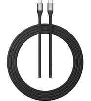 Lexroo 100W Type-C Şarj Kablosu 1.2 Metre Halat Örgü 480Mbps Kırılmaz Bükülmez Data Kablosu