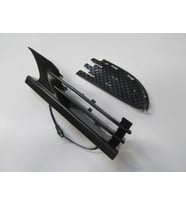 MERCEDES C CLASS- W202- 97/99; ÖN TAMPON ÇEKİ DEMİRİ KAPAĞI SAĞ SİYAH (TW)