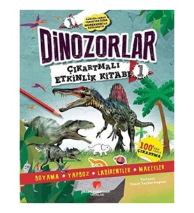 Dinozorlar Çıkartmalı Etkinlik Kitabı 1