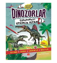 Dinozorlar Çıkartmalı Etkinlik Kitabı 1