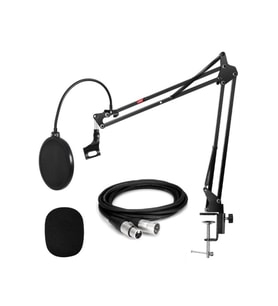 Lastvoice Nb39PSX Set Stüdyo Masa Mikrofon Standı Pop Filtre XLR Kablo