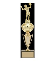 ODAK KUPA - Figürlü Kupalar - Voleybol Kadın Figürlü Kupalar FG-067 C - 42 cm