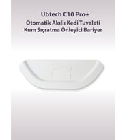 Ubtech C10 Pro Kameralı Otomatik Akıllı Kedi Tuvaleti için Aparat/Buffle, Kum Sıçratma Önleyici Aparat/Buffle