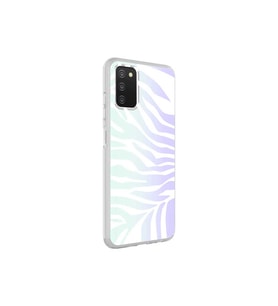 Samsung Galaxy A03S Uyumlu Kılıf Zore M-Blue Desenli Kapak