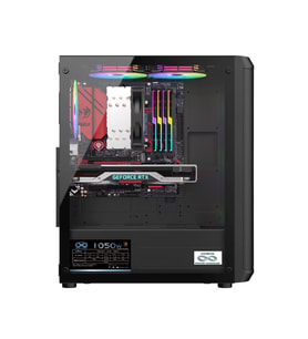 AZTECH 850w SKYHAWK AZT07 RGB Gaming Mid-Tower Pc Kasası 360mm Sıvı Soğutucu Desteği