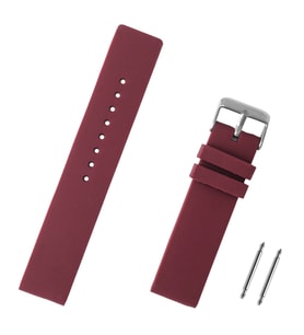 Bordo Silikon Saat Kordonu Kayış 12-14-16-18-20-22-24mm