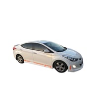 🚘 Hyundai Elantra 2011-2015 Yan Marşpiyel (Plastik) – Dayanıklı ABS Malzeme, Sportif ve Şık Tasarım, Kolay Montaj (Standart)