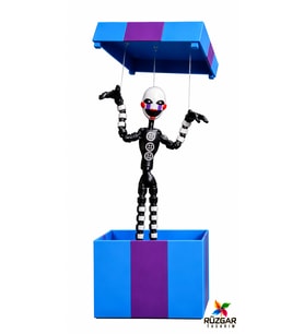 Fnaf Five Nights at Freddy's Puppet Kukla Fnaf Eklemli Oyuncak Kutusu ile Birlikte
