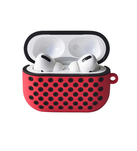 Pilelistore   Airpods Pro 2 (2.nesil) Spor Delikli Kılıf - Kırmızı-Siyah