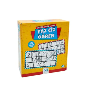 Yaz Çiz Öğren 12 Parça (Çok Renkli)
