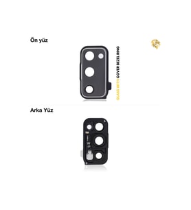 Samsung Galaxy S20 FE ile Uyumlu Kamera Lensi Full Beyaz Kamera lensi sade lens kamera camı kamera merceği