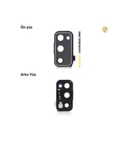 Samsung Galaxy S20 FE ile Uyumlu Kamera Lensi Full Beyaz Kamera lensi sade lens kamera camı kamera merceği
