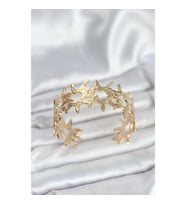 Mey İthalat® Pirinç Gold Renk Vintage Kadın Bileklik